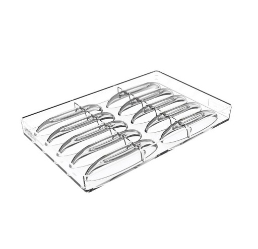 [51661541] SILIKOMART PRALINE MOLD TRITAN CH043 SOGNO B N.10 11.5X2.5XH1.5CM