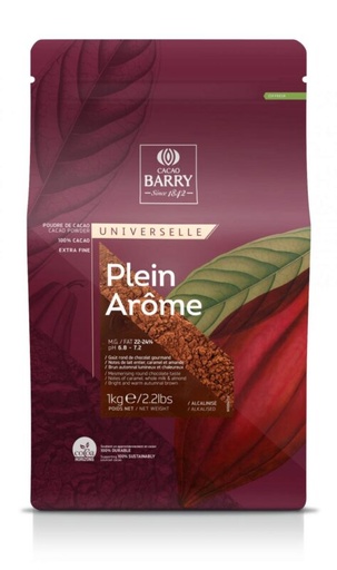 [03070018] BARRY DCP-22PLARO-E0-91B POUDRE DE CACAO  22/24%  5KG