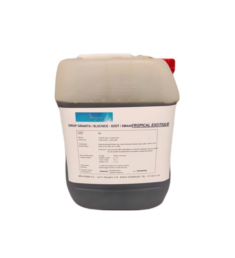 [07060917] DOUCY TROPICAL EXOTIC GRANITA SYRUP 10L