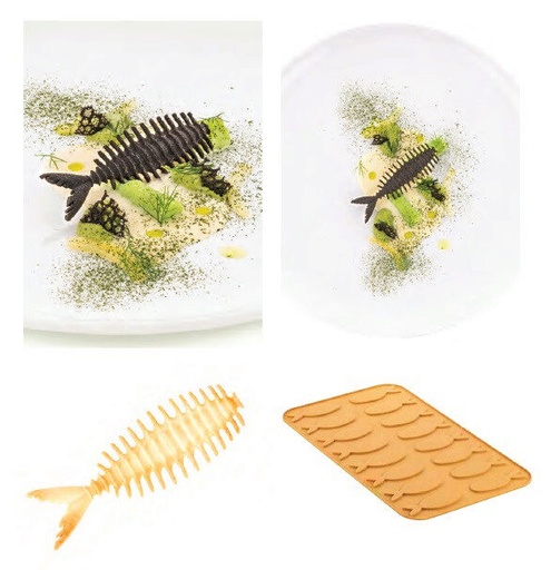 [60251111] SILIKOMART NATURAE PRO MOULE LISCA 16P 4ML 104.5X35.4XH4MM