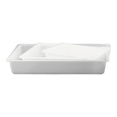 [57660327] PLASTIC CATERINGCONTAINER 30X21X6 - 2L WIT