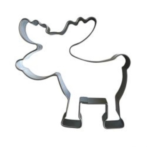 [70407487] SANTA CLAUS REINDEER COOKIE CUTTER STAINLESS STEEL 70X60MM