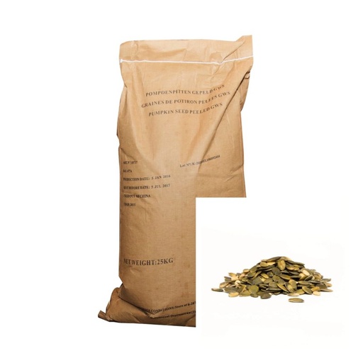[05100470] GRAINES DE POTIRON PELEES 25KG