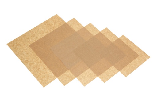 [24503901] ECRU SILICONEN PLAT PAPIER 190 X 190MM 100 VELLEN