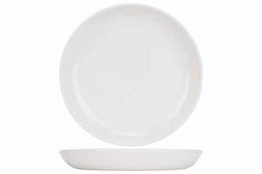 [60251810] C&T TITANIUM WHITE DINNER PLATE 23CM STRAIGHT EDGE - 1221123