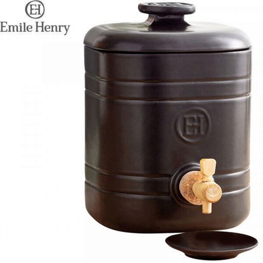 [60251837] EMILE HENRY CERAMIC VINEGAR VINEGAR 2.5L MATTE BLACK