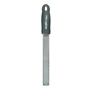 [60251259] MICROPLANE PREMIUM GRATER STAINLESS STEEL ZESTERS/DARK GREY