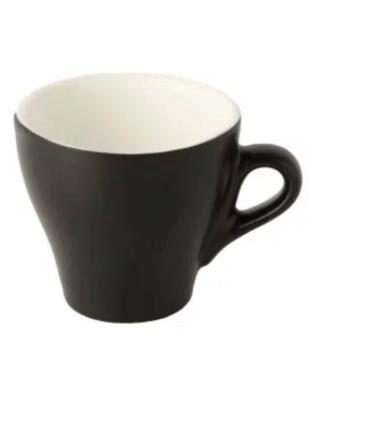 [60252253] INSPIRE TASSE CAFE NOIR MAT 8XH7.5-160ML INTERIEUR CREME - 623704