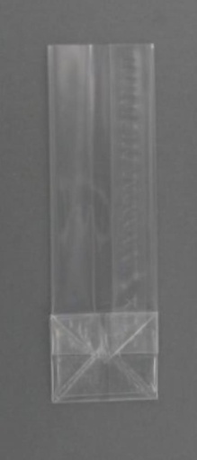 [60171805] TRANSPARANTE VIERKANTE BODEMZAK 60+50X200MM NEUTRAAL 40MY 50ST