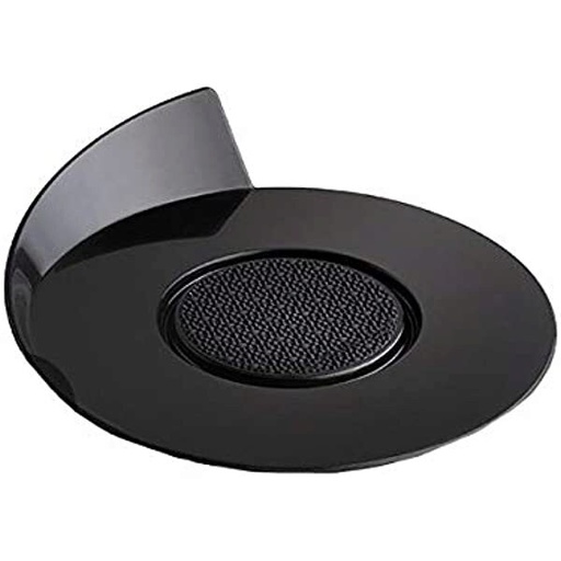 [51657227] 100PCS REUSABLE ROUND BLACK PLATE/TRAY 86MM