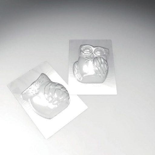 [08056612] 060208 PCB MOULES HIBOUX POUR 5 PIÈCES 12X10,7 CMH. 9,7 CM 10PCES ***S/CD***