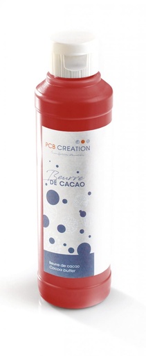 [08056119] 004609 PCB BEURRE DE CACAO COLORÉ ROUGE NATUREL 200 G ***S/CD***