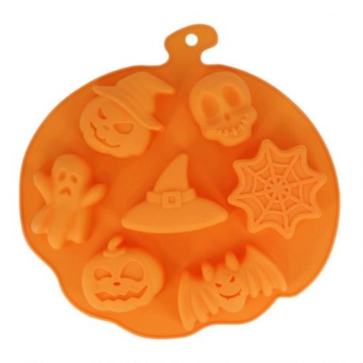 [08075724] MOULE SILICONE HALLOWEEN 7 EMPREINTES