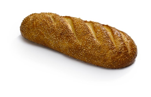 [02100597] ❄️DIVERSI 391 VOORGEBAKKEN OVAAL WIT SESAMBROOD 10 X 380GR ***ALLEEN BARCHON***