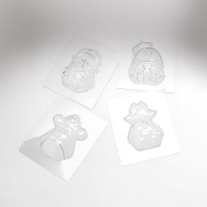 [08057777] 074084 PCB MOULES POUSSIN MATELOT PR 8 SUJETS 4 DESIGNS 16PCES ***S/CD***