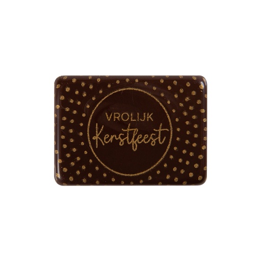 [08054653] 2015662 VROLIJK KERSTFEEST PLATE 4X2.8CM 120PCS ***S/CDE***