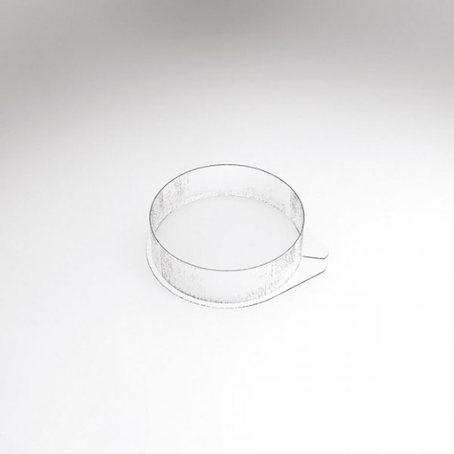 [08057654] 070552 PCB RONDE PLATTE ENTREMET MALLEN VOOR 100 STUKS Ø 14 CM D. 4 CM 100STUKS ***S/CD***