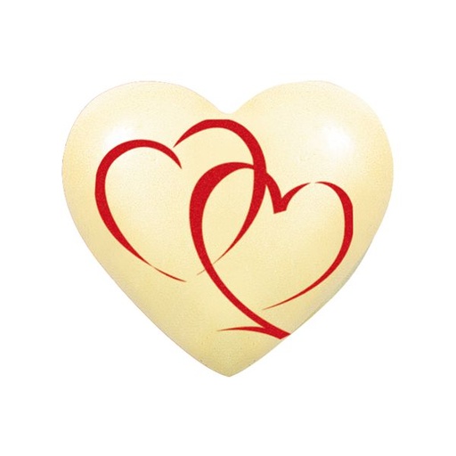 [08056403] 040177 PCB COEURS CB ENTRELACÉS 3,6X3,3 CM 63PCES ***s/cd***