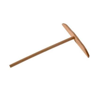 [51102051] WOODEN CREPE BATTER RAKE 25CM