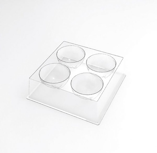 [08057628] 070525 PCB MOULES ENTREMETS IND BONNET DE PERE NOËL POUR 120 PIÈCES Ø 7 CM 30PCES ***S/CDE***