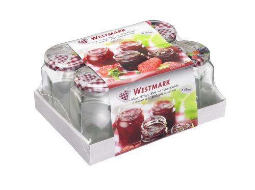 [56000580] WESTMARK SET 6 POTS A CONFITURE 270ML VERRE 63MM