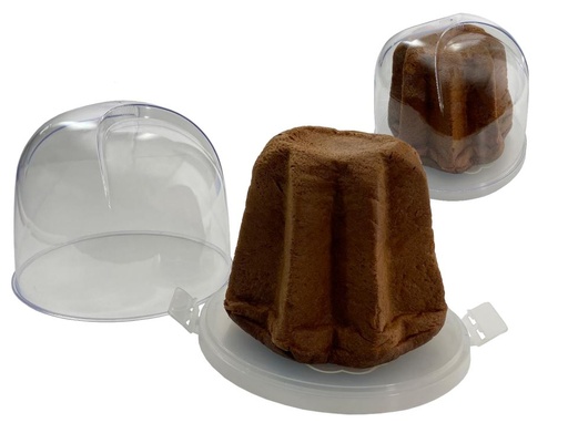 [41802310] POLYPROPYLEEN TRANSPORTDOOS VOOR PANETTONE 27 X 26 X 22CM