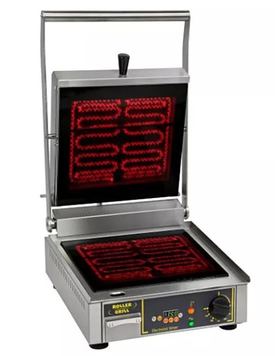 [32903201] ROLLER GRILL ROOSTER CONTACT VITRO ENKEL GVS 335 RSPEEDY 33,5X30,4CM 230V