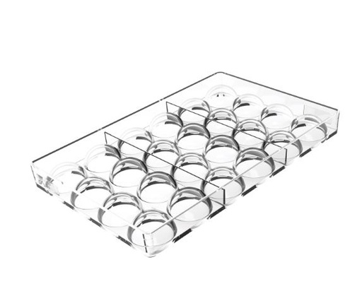 [51661545] SILIKOMART TRITAN PRALINE MOLD CH037 SEMISFERA KIT 02 N.24 Ø3.5CM H1.8CM + ICH037 SILICONE MOLD