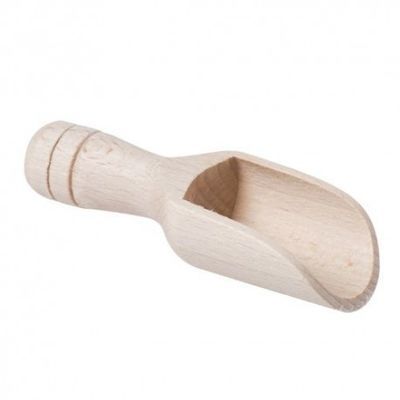 [57659373] WOODEN SALT & SPICE SCOOP 7.5CM - 10PSE1