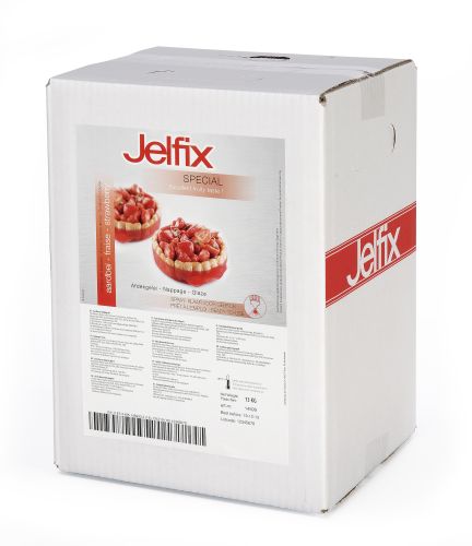 [03040217] JELFIX SPRAY COATING *SPECIAL* STRAWBERRY BOX OF 13KG