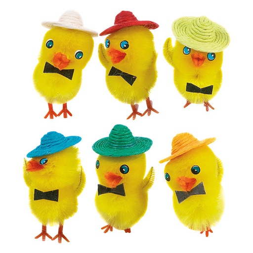 [08074215] 1059421 CHICK WITH HAT 36PCS