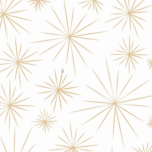 [60700766] ARTEBENE SERVIETTE 33X33CM ETOILES DOREES PAQUET DE 20PCES