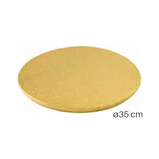 [51657411] 1030405 ROUND TRAY Ø 35CM GOLD