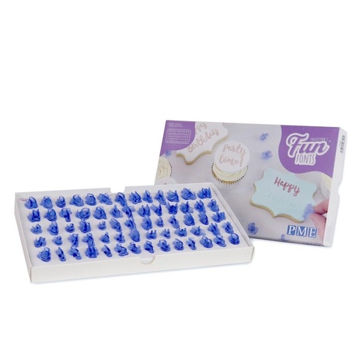 [08053021] PME ALFABETSTEMPELS, CIJFERS + ! -- ? -- # -- &15 TOT 20MM 66 STUKS