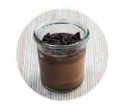 [02040531] ❄️MEKABE 2440621 CHOCOLATE AND SALTED BUTTER CARAMEL MOUSSE GLASS 30 X 140ML