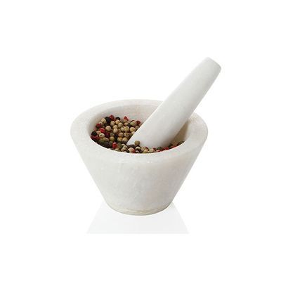 [57658077] BOSKA MORTAR+PESTLE MINI MARBLE 10.5X10.5XH9CM