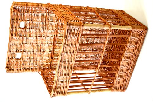 [50602100] RIETEN STOKBROOD KAP 45X28X70CM