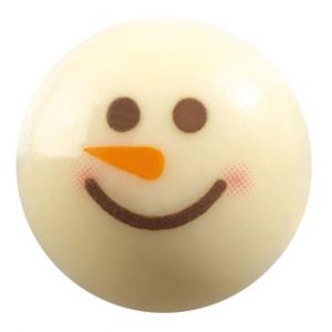 [08057281] 065096 PCB SNOWMAN HEADS CB 3 DESIGNSØ 2.5 CM 108PCS ***S/CD***