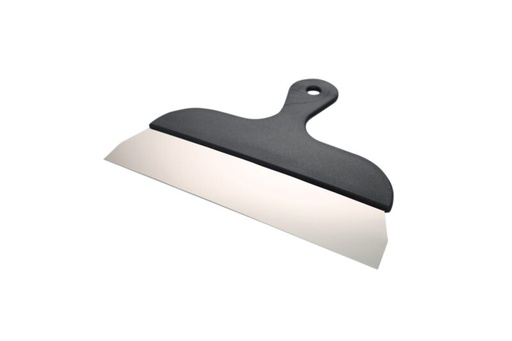 [50361124] SCHNEIDER RVS SCHRAPER SPATEL 27CM KUNSTSTOF HANDVAT