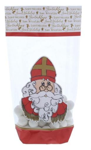 [62230096] PP KRUISBODEMTAS SINT-NIKLAAS » 120 X 225 MM PAK VAN 50 STUKS