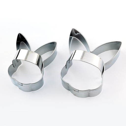 [52006020] STAINLESS STEEL RABBIT HEAD CUTTER 2 ASSORTED