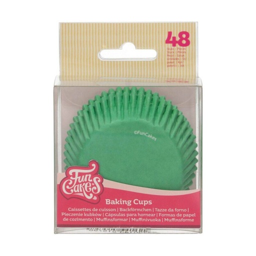 [70407330] FUNCAKES GROENE CUPCAKE BOX 48 STUKS