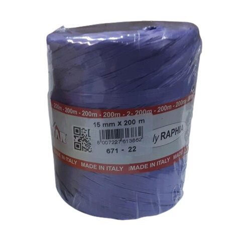 [70410314] POLY RAFFIA 15MM X 200M PURPLE R22