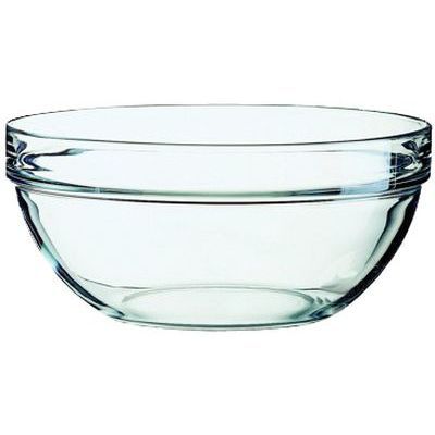 [73430723] ARCOROC STACKABLE GLASS SALAD BOWL 23 CM