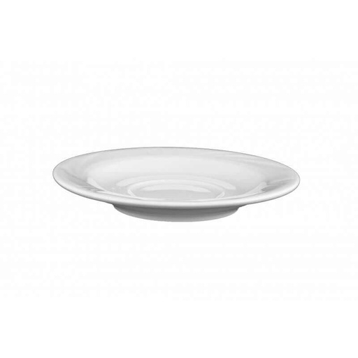 [74500188] ARCADIA SAUCER 14.5 CM WHITE PORCELAIN - 007605