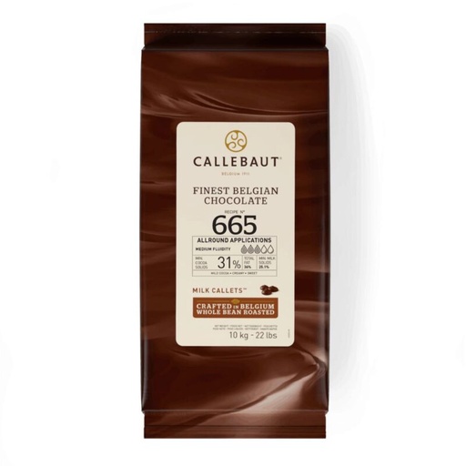 [03070353] CALLEBAUT 665NV-01B VOLLE MELK EXTRA LIGHT 10KG