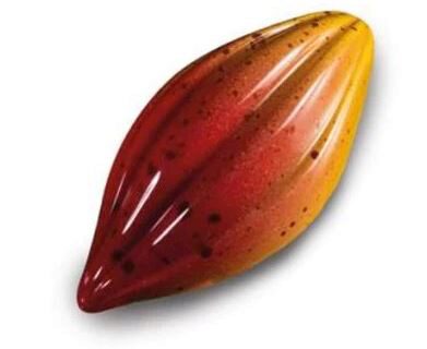 [70409618] MOULE À PRALINE POLYCARB DESIGN MA1018 FORME FEVE DE CACAO