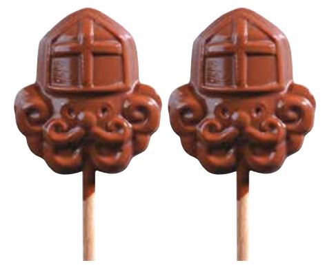 [08057531] 070393 PCB BLISTERS SINT-NIKLAASLOLLIES PR 45 PRINTS 5,3X4,6 CM EN STOKJES 9 STUKS ***s/cd***