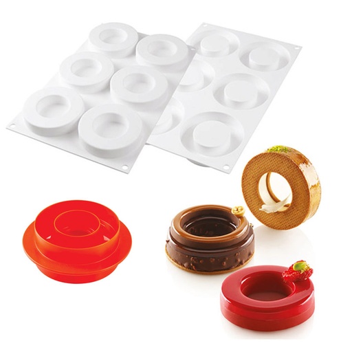 [51657395] SILIKOMART VORM THE RING Ø 85MM H 18 MM VOL 65ML