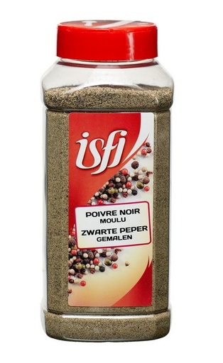 [05110022] ISFI GEMALEN ZWARTE PEPER 500GR